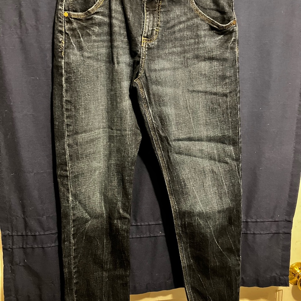 Wrangler Boy’s Dark Blue Straight Jeans Husky 12